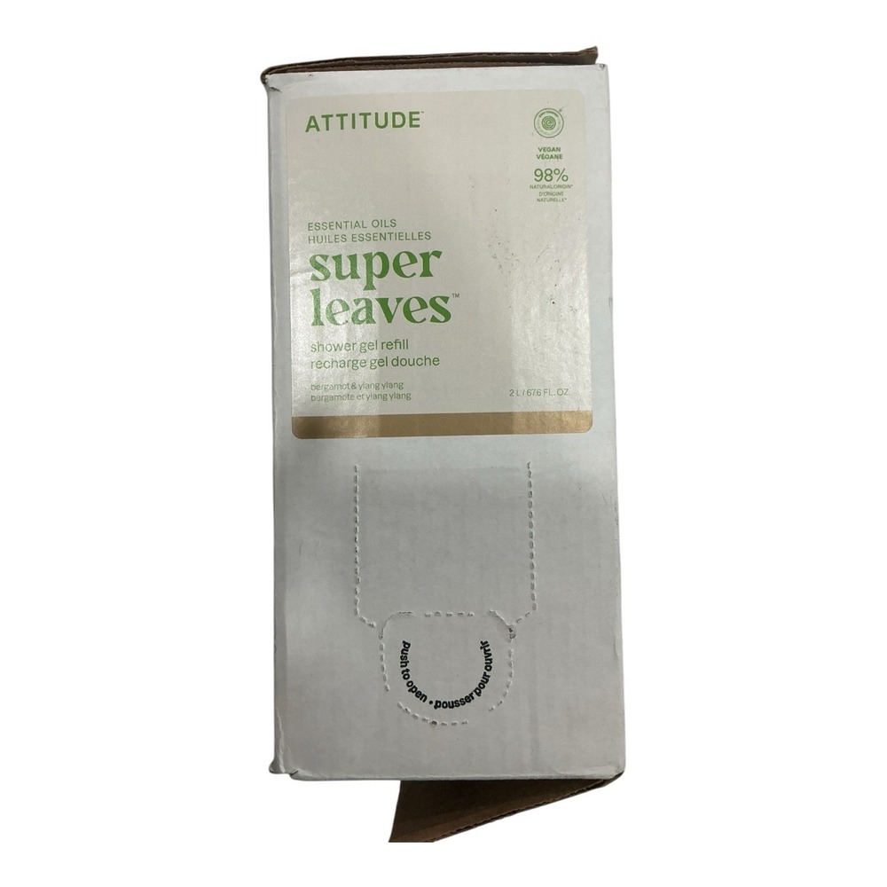 ATTITUDE - Super Leaves Shower Gel Refill 2L Bergamot Ylang